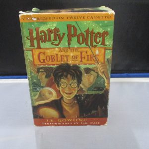 Harry Potter and the Goblet of Fire Book on Cassette Tape