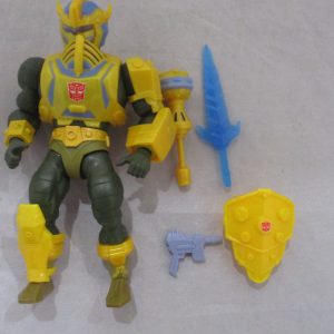 Masters of the Universe x Transformers Man At Arms With Bumblebee Armor