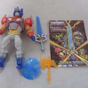 Masters of the Universe x Transformers He-Man With Optimus Prime Armor