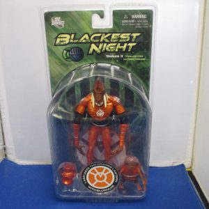 DC Direct Blackest Night Series 3 Larfleeze The Orange Lantern W/ Glomulus