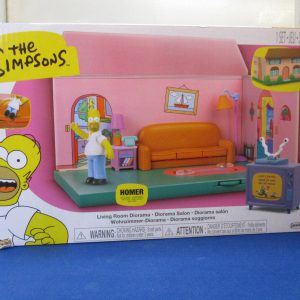 The Simpsons Homer with Living Room Diorama