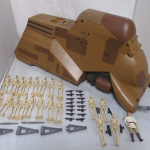 Clone Wars Trade Federation MTT Multi Troop Transport and MTT Droid Fighter