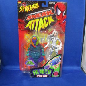Toybiz Spider-Man Sneak Attack Bug Busters Silver Sable