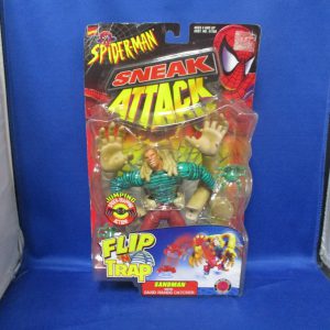 Toybiz Spider-Man Sneak Attack Bug Busters Sandman