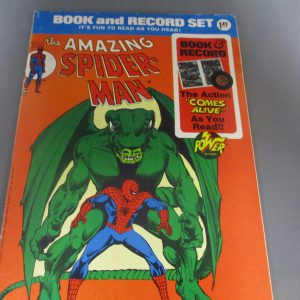 The Amazing Spider Man Invasion of the Dragon Men Book and Record Set