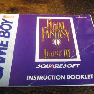 Final Fantasy Legend 3 Instruction Booklet