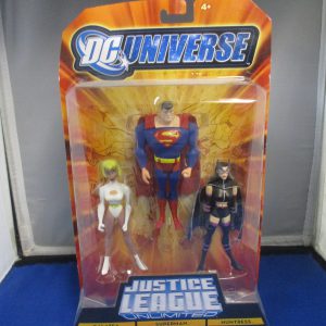 Justice League Unlimited Fan Collection 3 Pack: Galatea, Superman, Huntress