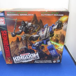 Transformers WFC Kingdom 2pk Maximal Grimlock and Autobot Mirage