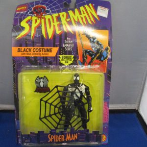 Toybiz Web-Climbing Action Black Costume Spider-Man