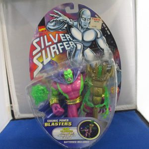Toybiz Silver Surfer Drax The Destroyer with Light-Up Cosmic Skull Blaster