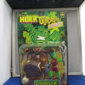 Toybiz The Incredible Hulk Outcasts: Chainsaw with Launching Bat Action