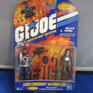 Cobra Commander and Chameleon GI Joe The Real American Hero Collection 2-Pack.