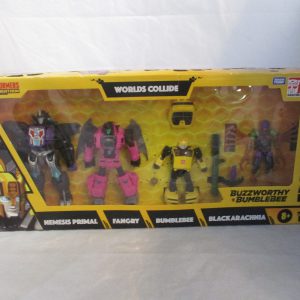 Transformers Buzzworthy Bumblebee Worlds Collide 4-Figure Set