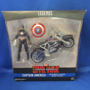 Marvel Legends Civil War Captain America With Motorcycle