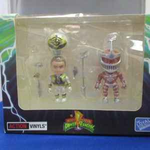 2015 SDCC Exclusive Power Rangers Metallic White Ranger vs. Zedd Vinyl