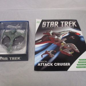 Eaglemoss Star Trek Klingon Attack Cruiser & Magazine