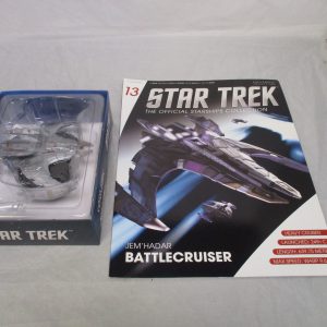 Eaglemoss Star Trek Jem'Hadar Battle Cruiser & Magazine