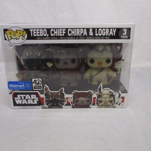 Funko POP! Star Wars 3-Pack Teebo, Chief Chirpa, & Logray