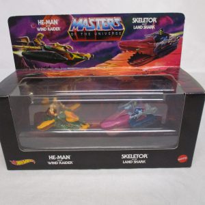 Mattel 2021 SDCC Hot Wheels Masters Of The Universe Land Shark And Wind Raider