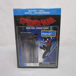Spider-Man Into the Spider-Verse Blu-Ray/DVD/Digital & Exclusive Action Figure