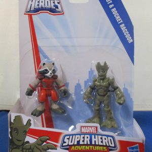 Playskool Heroes Marvel Super Hero Adventures Groot and Rocket Raccoon