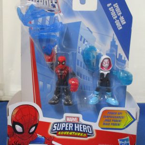 Marvel Playskool Heroes Super Hero Adventures Spider-Man & Spider Gwen 2 Pack