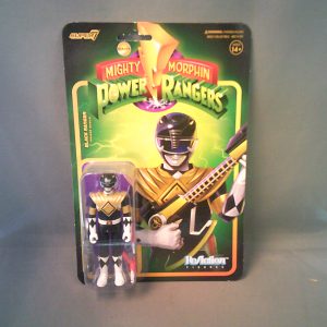 Super7 Mighty Morphin' Power Rangers ReAction Black Ranger