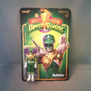 Super7 Mighty Morphin' Power Rangers ReAction Green Ranger (battle damaged)