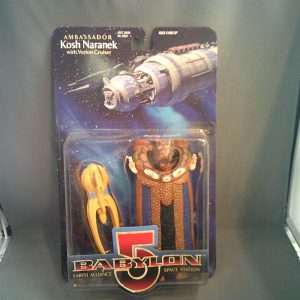 Babylon 5 Ambassador Kosh Naranek with Vorlon Cruiser