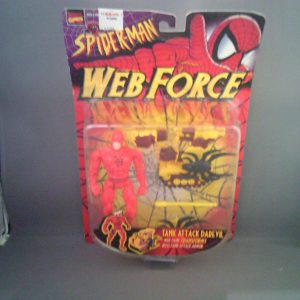 Toybiz Spider-Man Web Force Tank Attack Daredevil