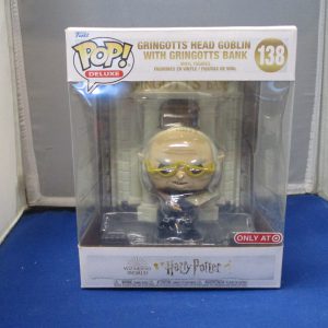 Funko Pop! Harry Potter #138 Gringotts Head Goblin W/ Gringotts Bank