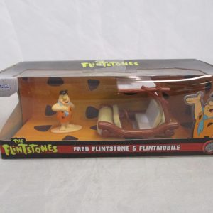 Jada Toys Flintstones Fred Flintstone & Flintmobile