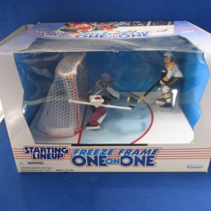 Starting Lineup Freeze Frame One on One Jagr vs Roy