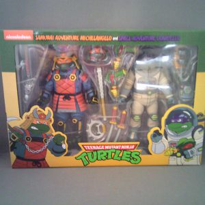 NECA TMNT Samurai Adventure Michelangelo and Space Adventure Donatello