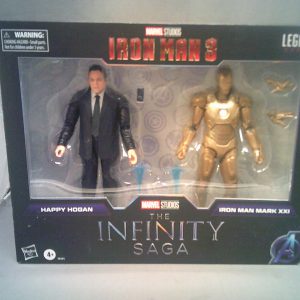 Marvel Legends Infinity Saga Happy Hogan and Iron Man Mark 21 (Iron Man 3)