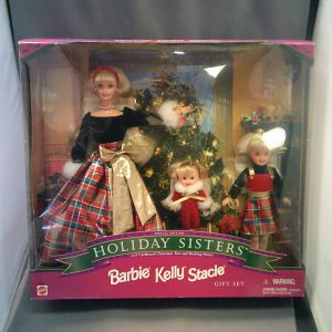 1998 Barbie #19809 Holiday Sisters Barbie/Kelly/Stacie