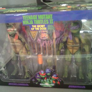 NECA TMNT II Secret Of The Ooze Michelangelo/Donatello 2 Pack