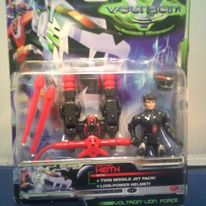 Voltron V Captain Keith W/Twin Missle Jet Pack & Lion-Power Helmet