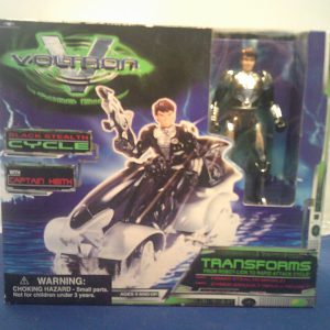 Voltron V Black Stealth Cycle with Captain Keith