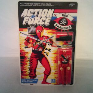 G.I. Joe 3.75" Action Force Oni Shadow (signed by Larry Hama)