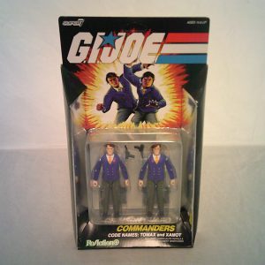 GI Joe Super 7 Reaction Tomax & Xamot Crimson Guard Commanders